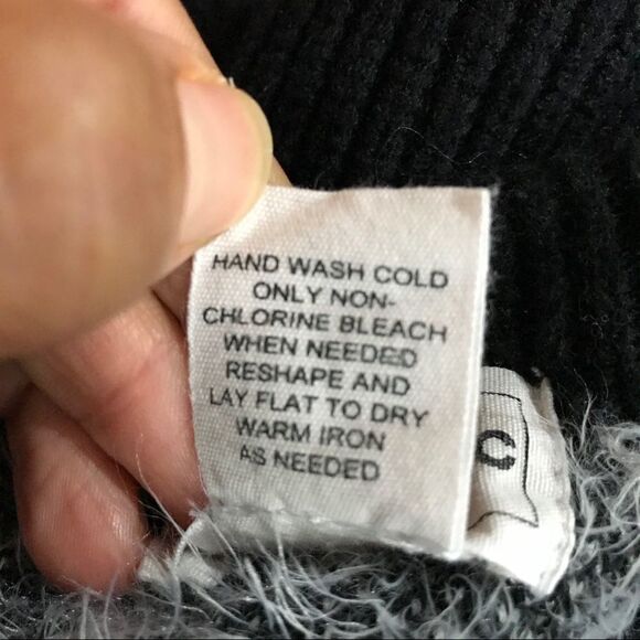 For the Republic Polka Dot Black/White Women’s Pullover Sweater Sz L - Picture 7 of 7